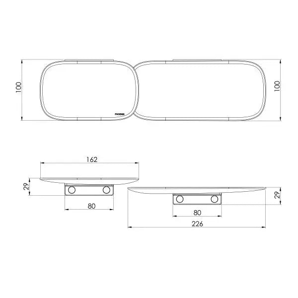 Nuage Shower Shelves Phoenix