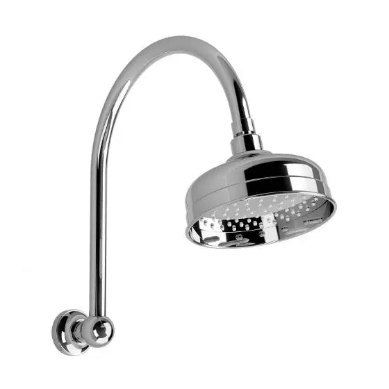 Cromford High-Rise Shower Arm and Rose Phoenix