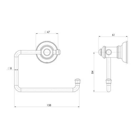 Cromford Toilet Roll Holder Phoenix
