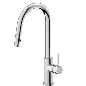 MECCA PULL OUT SINK MIXER WITH VEGIE SPRAY FUNCTION Nero tapware