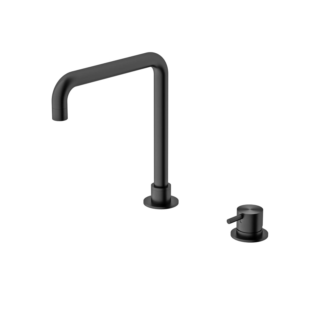 MECCA HOB BASIN MIXER SQUARE SPOUT Nero tapware