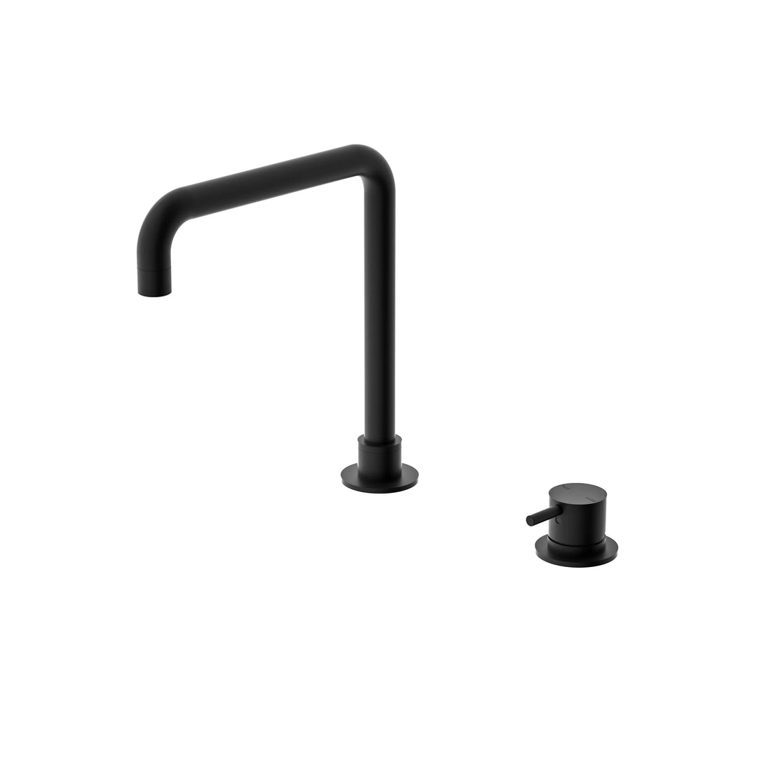MECCA HOB BASIN MIXER SQUARE SPOUT Nero tapware