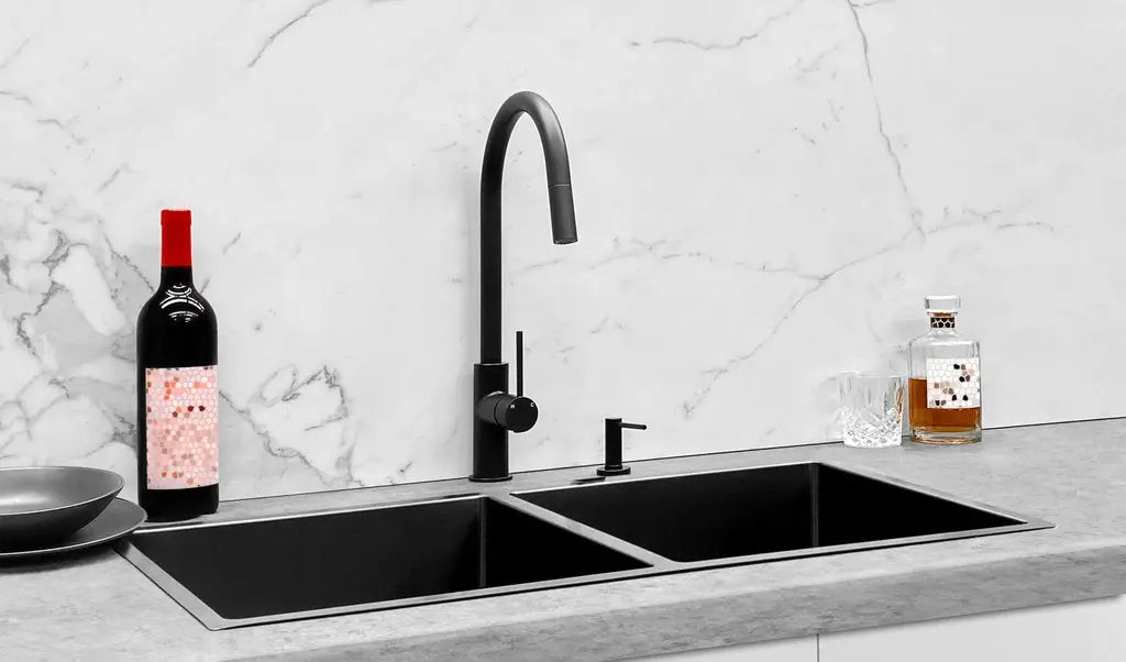 KITCHEN SINK - DOUBLE BOWL 860 X 440, Various finishes Meir