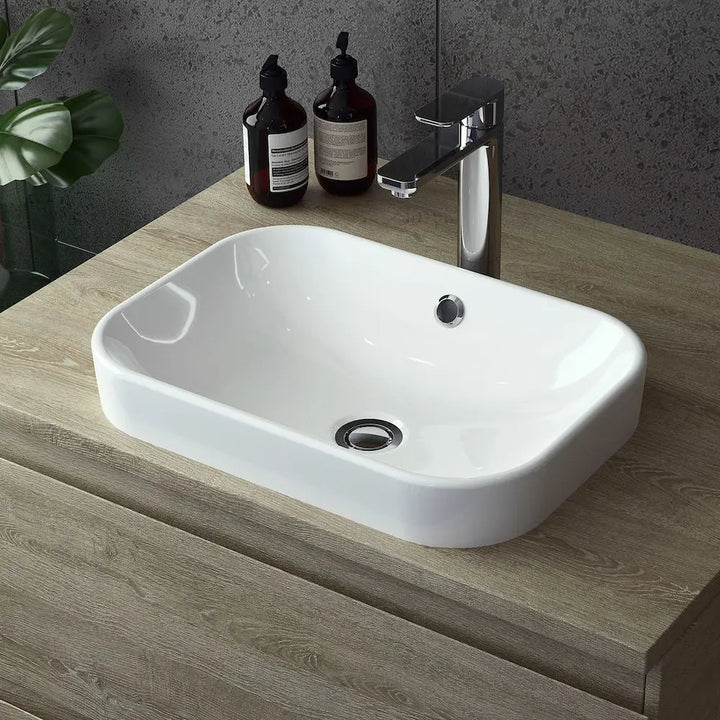 Luna Inset Basin (without tap landing) Caroma