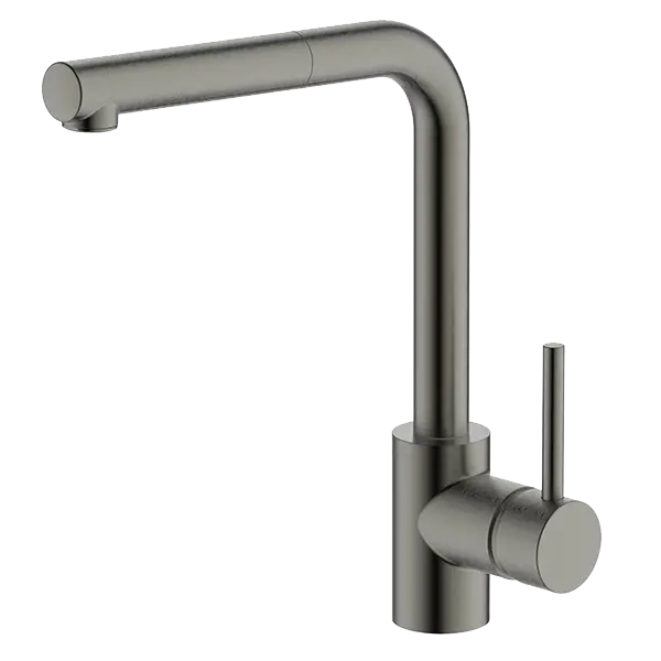 Lucia Sidelever Sink Mixer with Pull Out Spray Abey