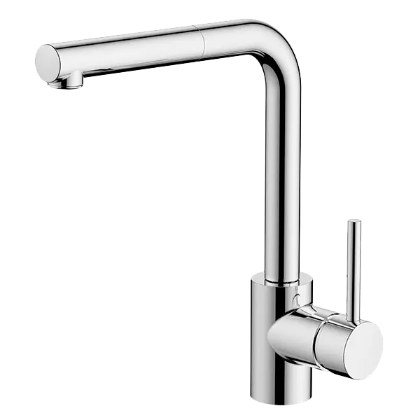 Lucia Sidelever Sink Mixer with Pull Out Spray Abey