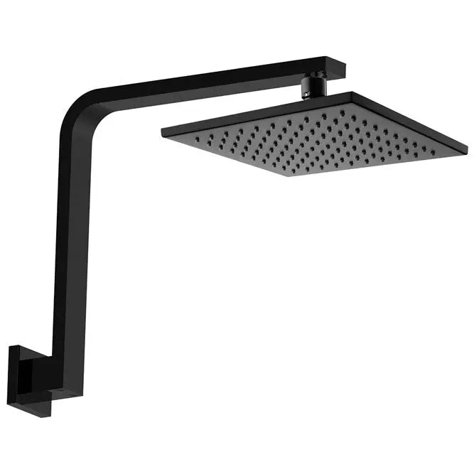 Modena 200 Overhead Rain Shower Matte Black Fienza