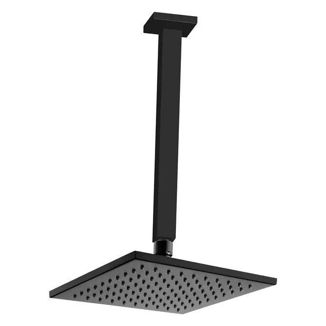 Modena 200 Overhead Rain Shower Matte Black Fienza