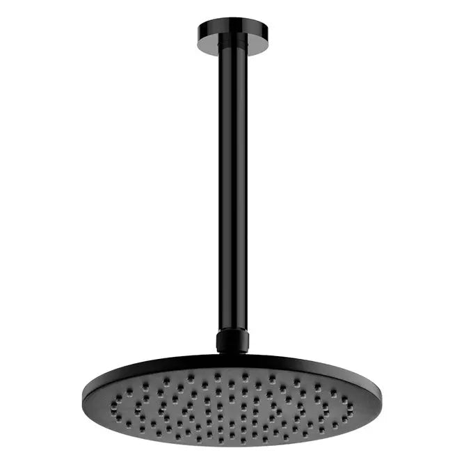 Starry 200 Overhead Rain Shower, Matte Black Fienza