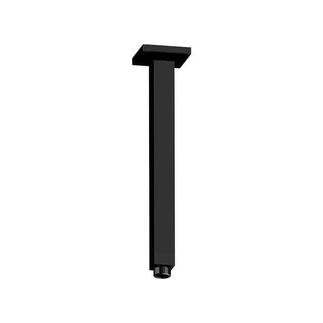Square Matte Black Ceiling Dropper Fienza