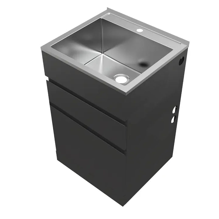 Excellence 45L Matte Black Drawer System Laundry Unit Everhard