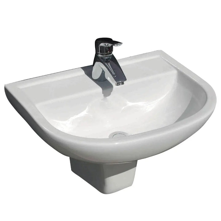 RAK X500 Wall-Hung Basin With Integral Shroud Fienza