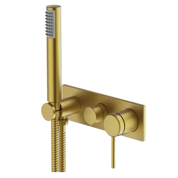 Poco 3 Hole Bath/Shower Mixer Set Abey