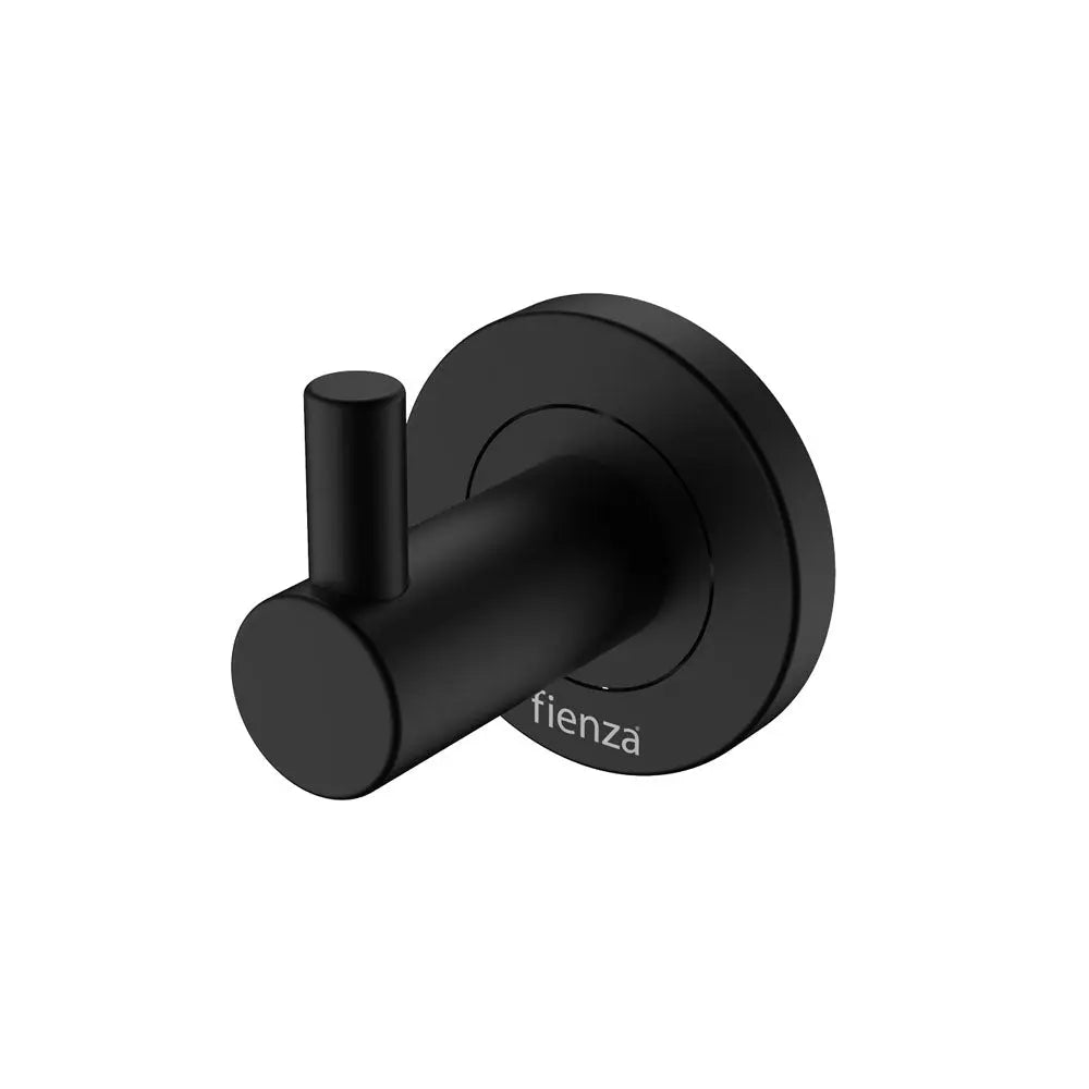 Kaya Robe Hook, Matte Black Fienza