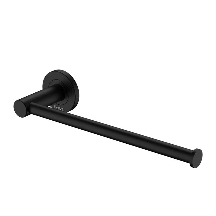 Kaya Hand Towel Rail/Roll Holder, Matte Black Fienza