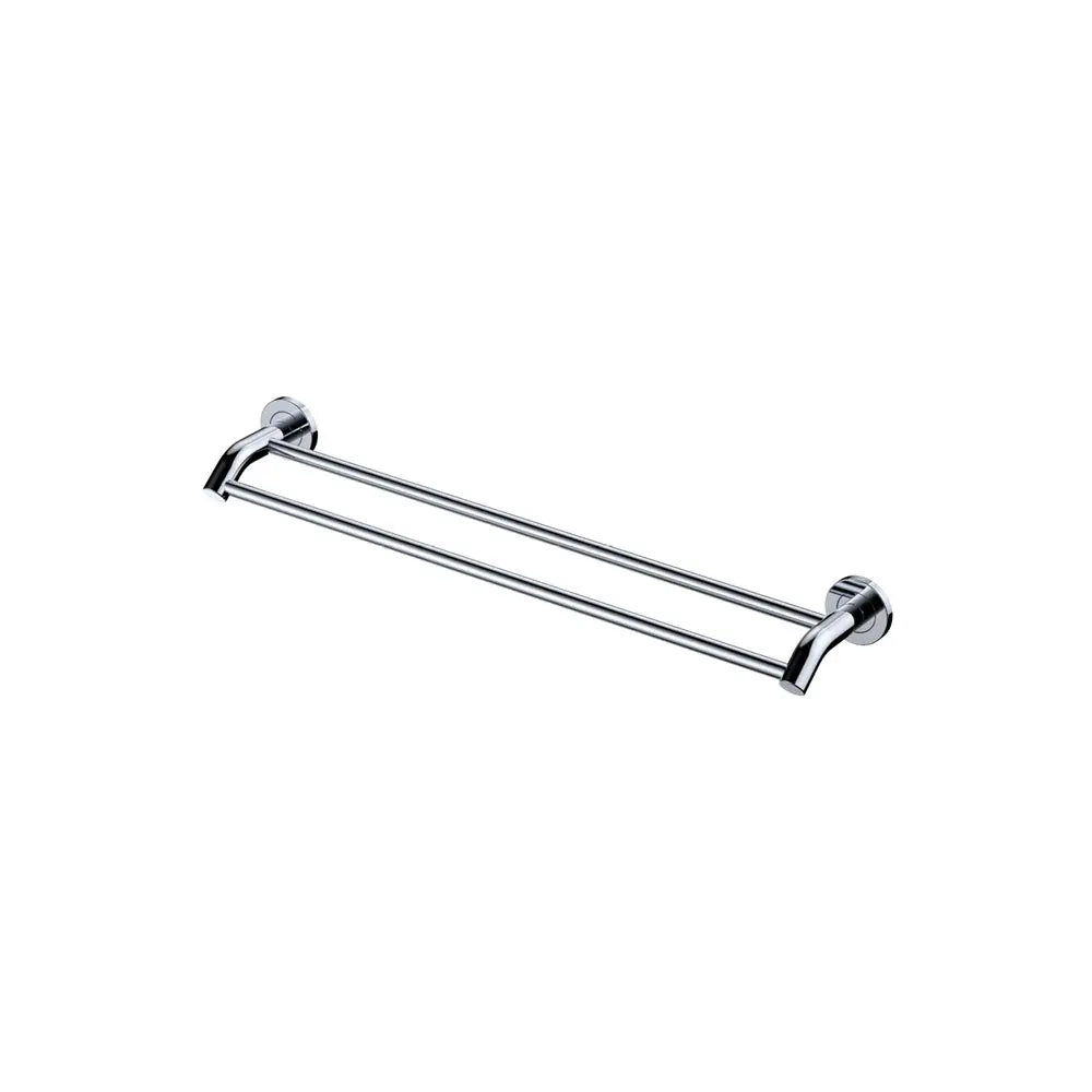 Kaya 600mm Double Towel Rail, Chrome Fienza