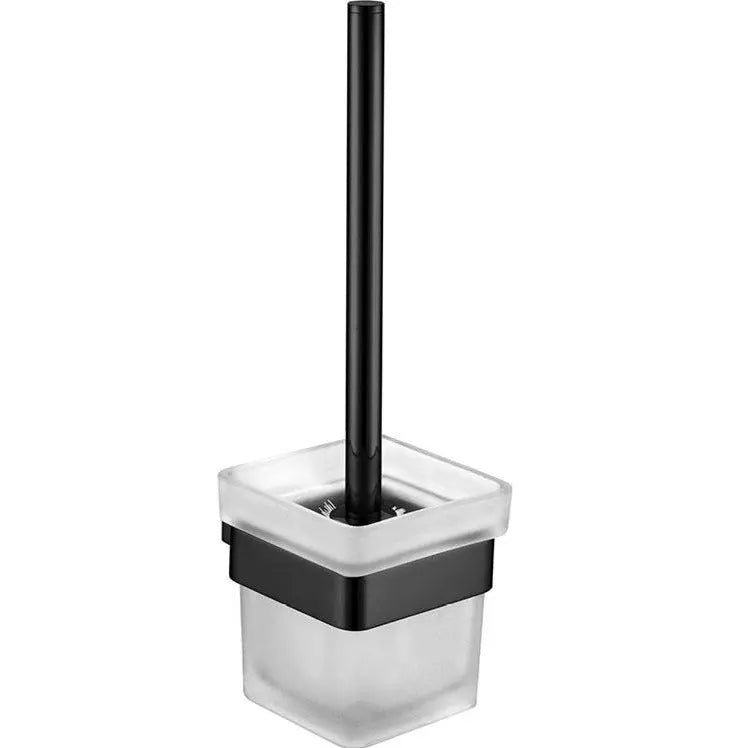 Koko Matte Black Toilet Brush & Holder Fienza