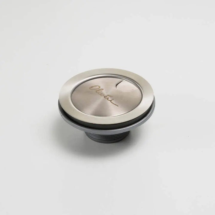 Santorini Black Double Bowl Topmount Sink With Glass Top Oliveri
