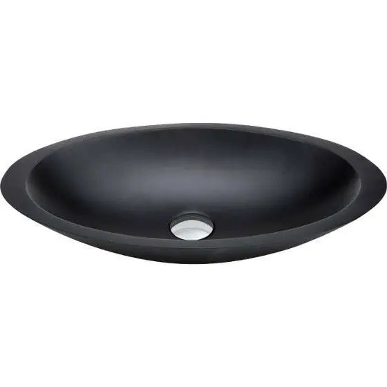 Bahama Solid Surface Basin (Matte White &amp; Black) Fienza