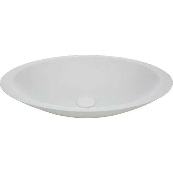 Bahama Solid Surface Basin (Matte White &amp; Black) Fienza