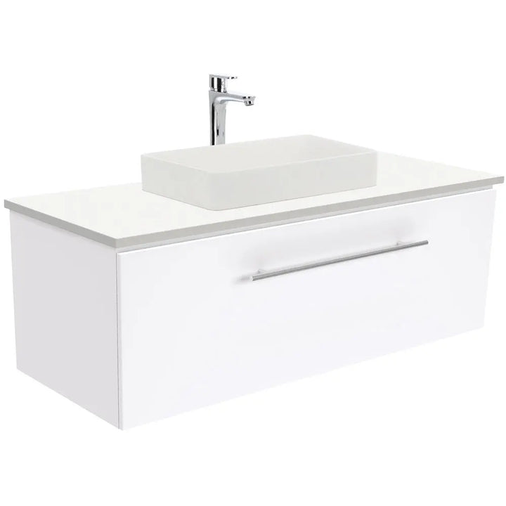 Kados Cast Stone Semi-Inset Basin Fienza
