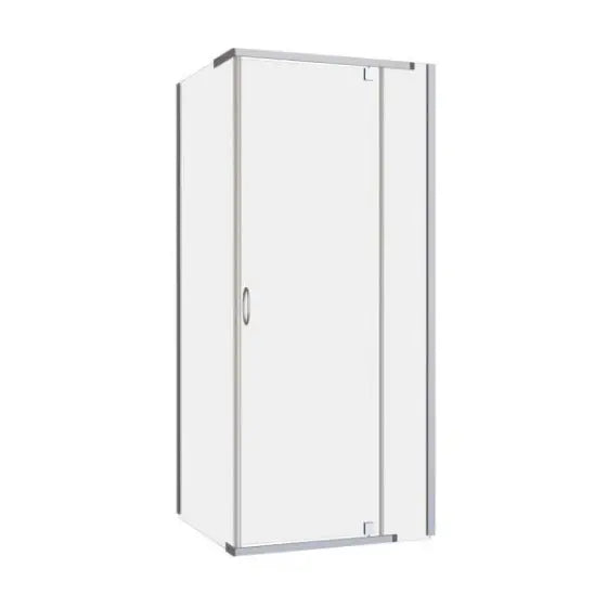 CASCADE 900/1000/1200 SEMI-FRAMELESS PIVOT SHOWER SCREEN / SYSTEM Decina
