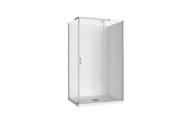 CASCADE 900/1000/1200 SEMI-FRAMELESS PIVOT SHOWER SCREEN / SYSTEM Decina