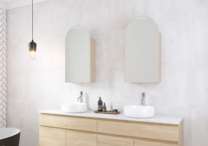 CHURCH MIRRORED CABINET 400mm, 600mm - various finishes Timberline
