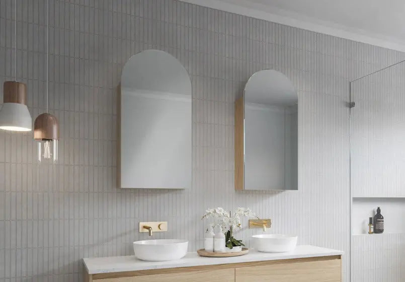 CHURCH MIRRORED CABINET 400mm, 600mm - various finishes Timberline