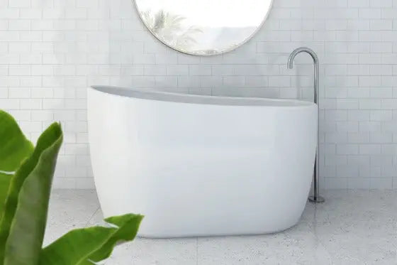COSMO 1300 FREESTANDING acrylic BATH with overflow Decina