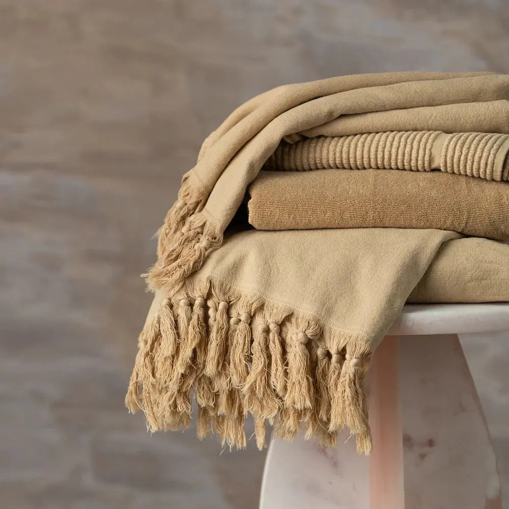 Vintage Wash Hand Towel | Nutmeg Saardé