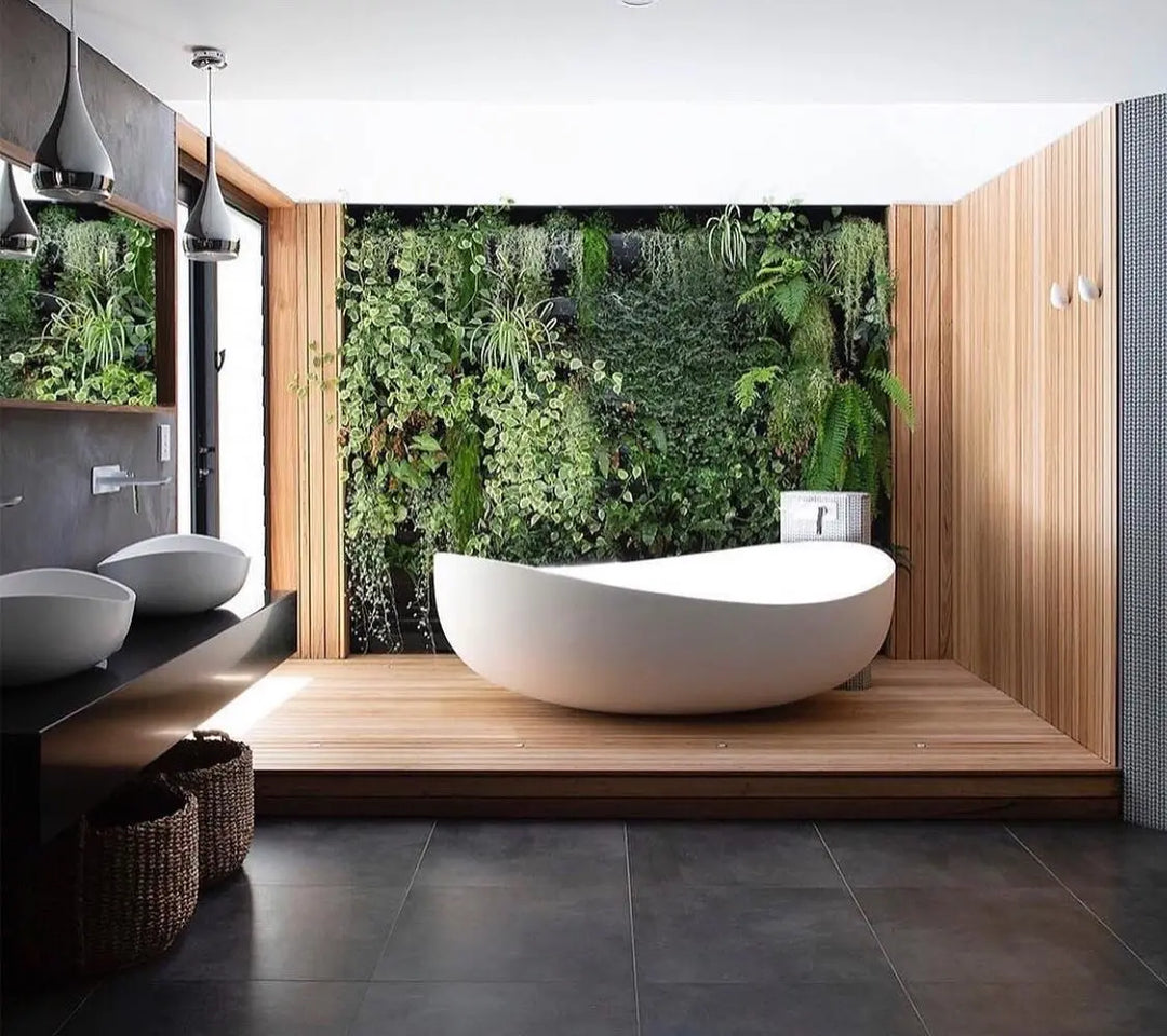 Onda Freestanding Cast Stone Bathtub 1800mm - various finishes PIETRA BIANCA