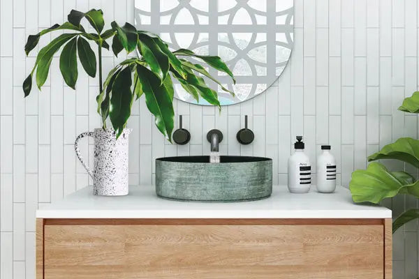 FLORENCIA COUNTER TOP BASIN SCRATCH BLACK/MATTE BLACK Decina