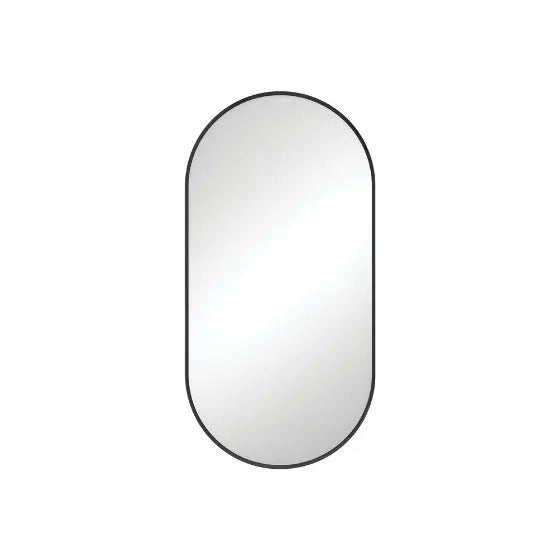 Empire Urban Brass or Matte Black Framed Mirror Fienza