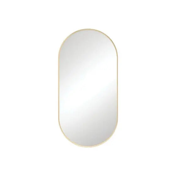 Empire Urban Brass or Matte Black Framed Mirror Fienza