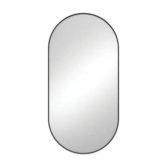 Empire Urban Brass or Matte Black Framed Mirror Fienza