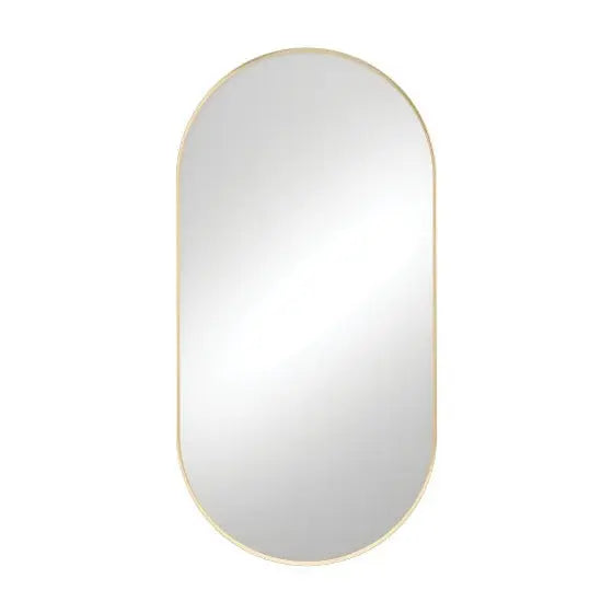 Empire Urban Brass or Matte Black Framed Mirror Fienza