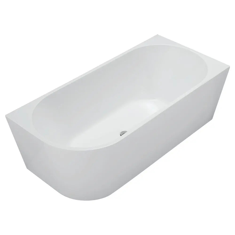 ISABELLA Left-Hand Acrylic Corner Bath 1500 &amp; 1700mm Non-Overflow Fienza