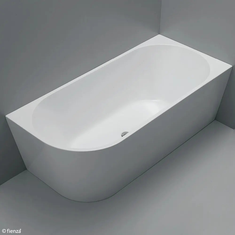 ISABELLA Left-Hand Acrylic Corner Bath 1500 & 1700mm Non-Overflow Fienza