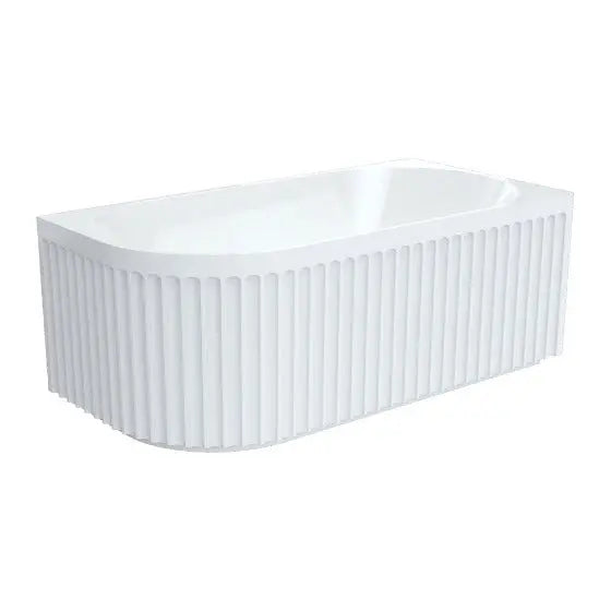 ELEANOR Acrylic Corner Freestanding Bath 1500mm Fienza