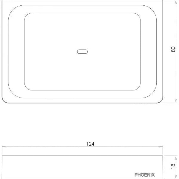 Gloss Soap Dish Phoenix