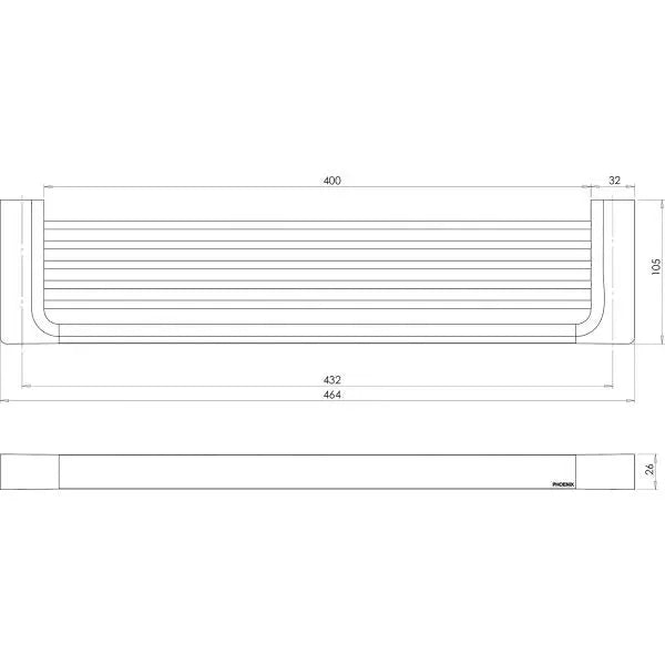 Gloss Shower Shelf Phoenix