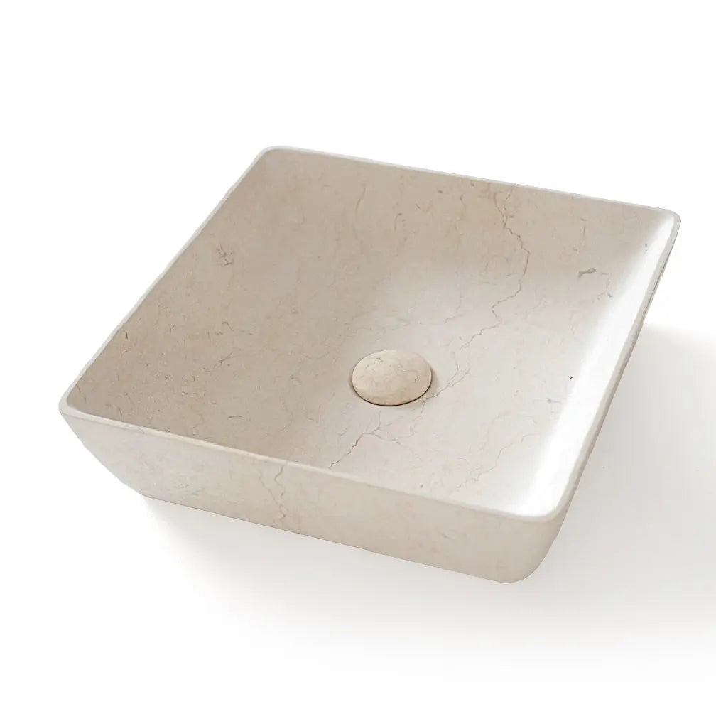 Mind Mija Natural Marble Basin (Matt) Art Bathrooms