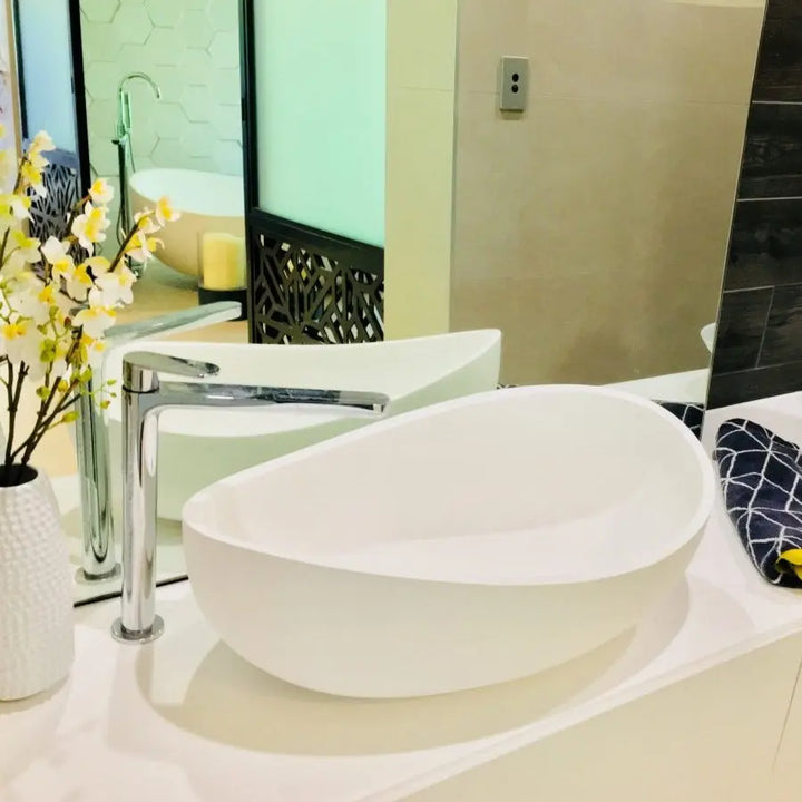 Onda Table Top Basin - various finishes PIETRA BIANCA