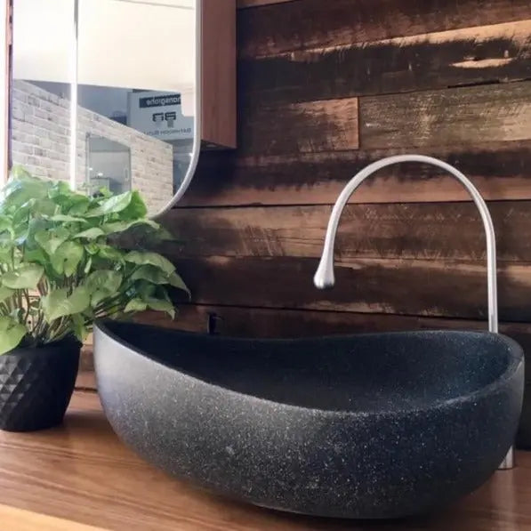 Onda Table Top Basin - various finishes PIETRA BIANCA