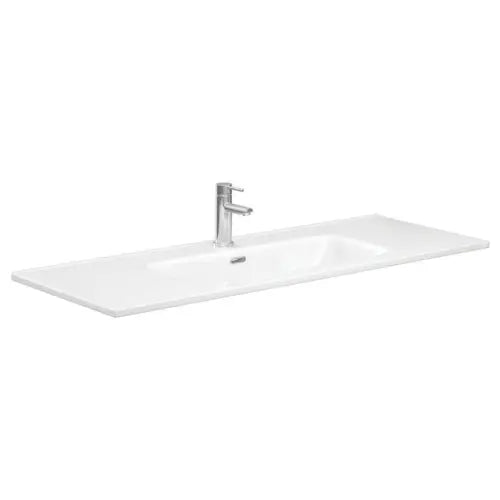 JOLI Ceramic Basin-Tops 600, 750, 900, 1200mm, Gloss White (On Display) &amp; Matte White Fienza