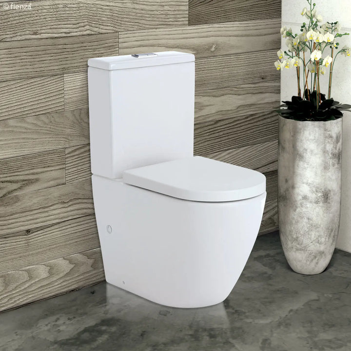 KOKO Back-to-Wall Tornado Suite, Gloss White (Geberit or R&amp;T flush systems) Fienza