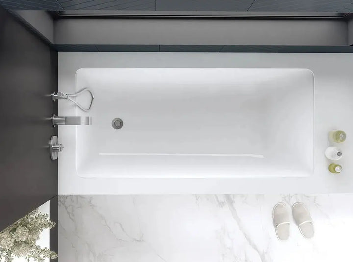 Kaldera 6 Inset Undermount QUARRYCAST™ White (Gloss) Bath 1650mm Victoria + Albert