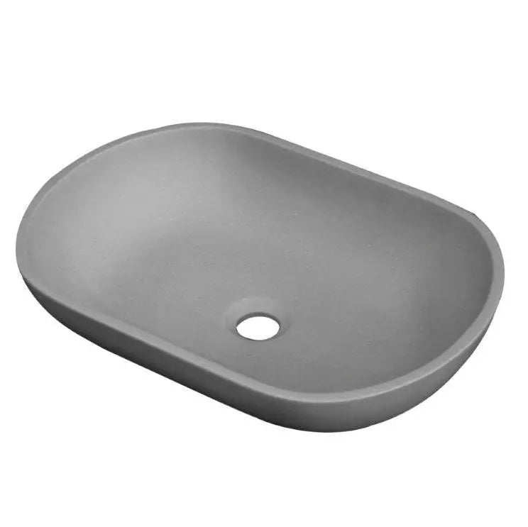 Positano Oval Solid Surface Basin (On display) Castano