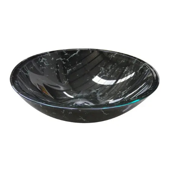 Black Marble Glass Basin Castano